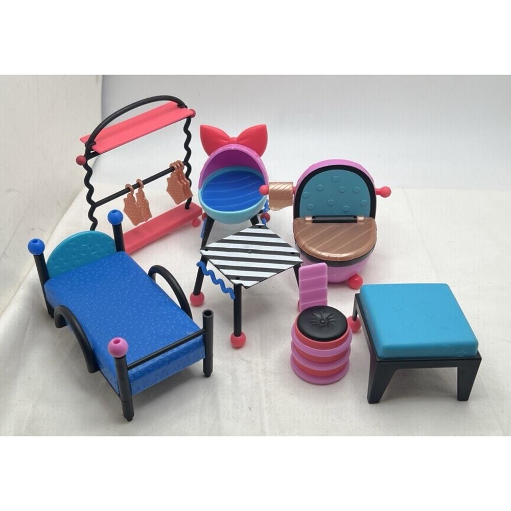 BIG Lot LOL Surprise OMG Doll House Furniture And Other Accessories Rare